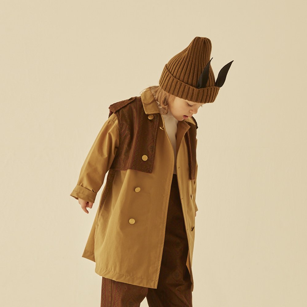 40%OFF!Fox Knights trench coat camel img8