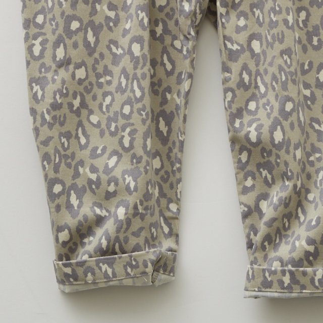 Corduroy leopard pants light gray img3