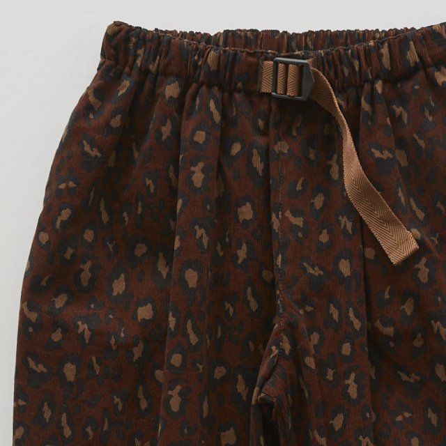 Corduroy leopard pants brown img1