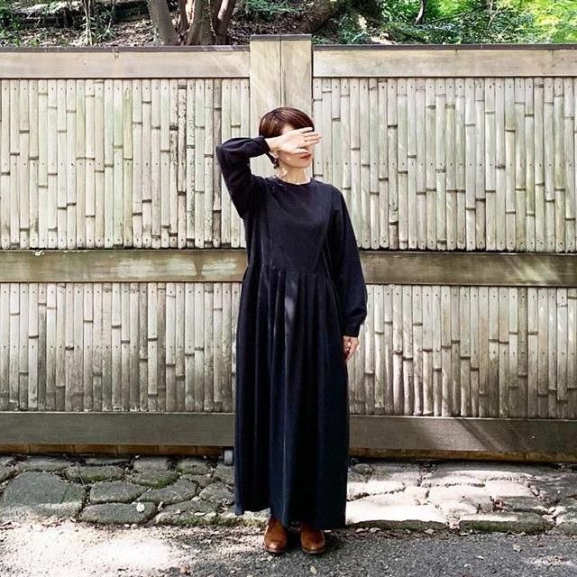 eLfinFolk 大人ワンピース / Womens Modal belted Long dress