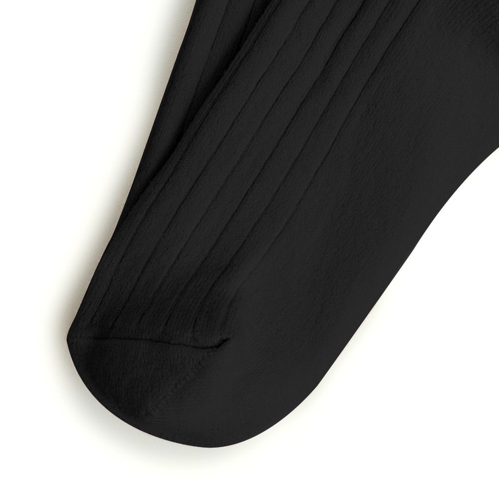La Mini Ribbed Ankle Socks ͥ/ Noir de Charbon img3