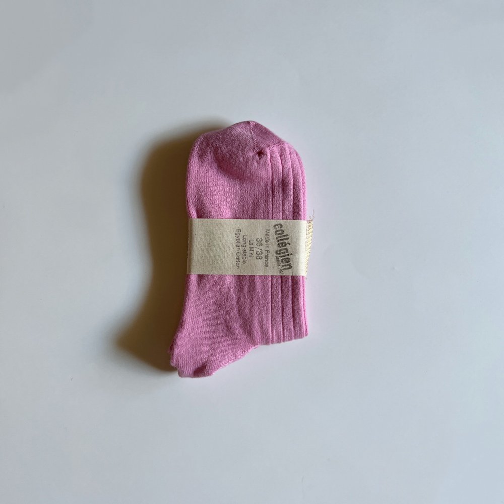 La Mini Ribbed Ankle Socks ͥ / Rose Bonbon img