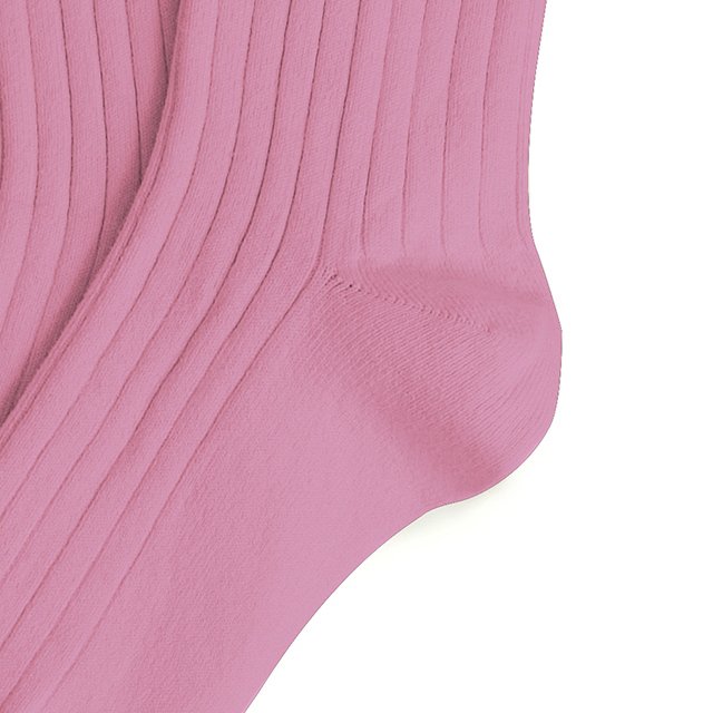 La Mini Ribbed Ankle Socks ͥ / Rose Bonbon img4