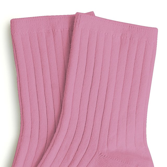 La Mini Ribbed Ankle Socks ͥ / Rose Bonbon img5