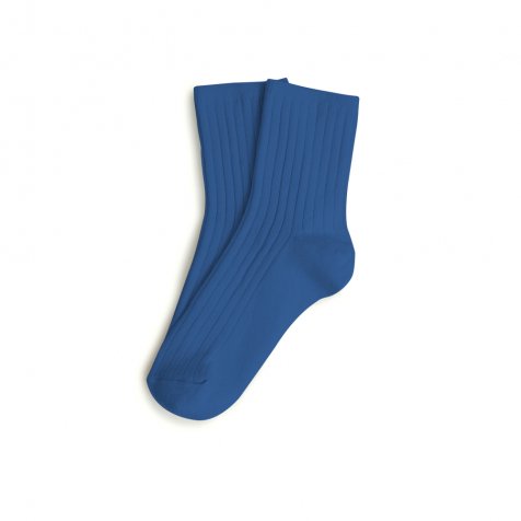 󥯥륽å La Mini Ribbed Ankle Socks ͥ / Bleu Saphir