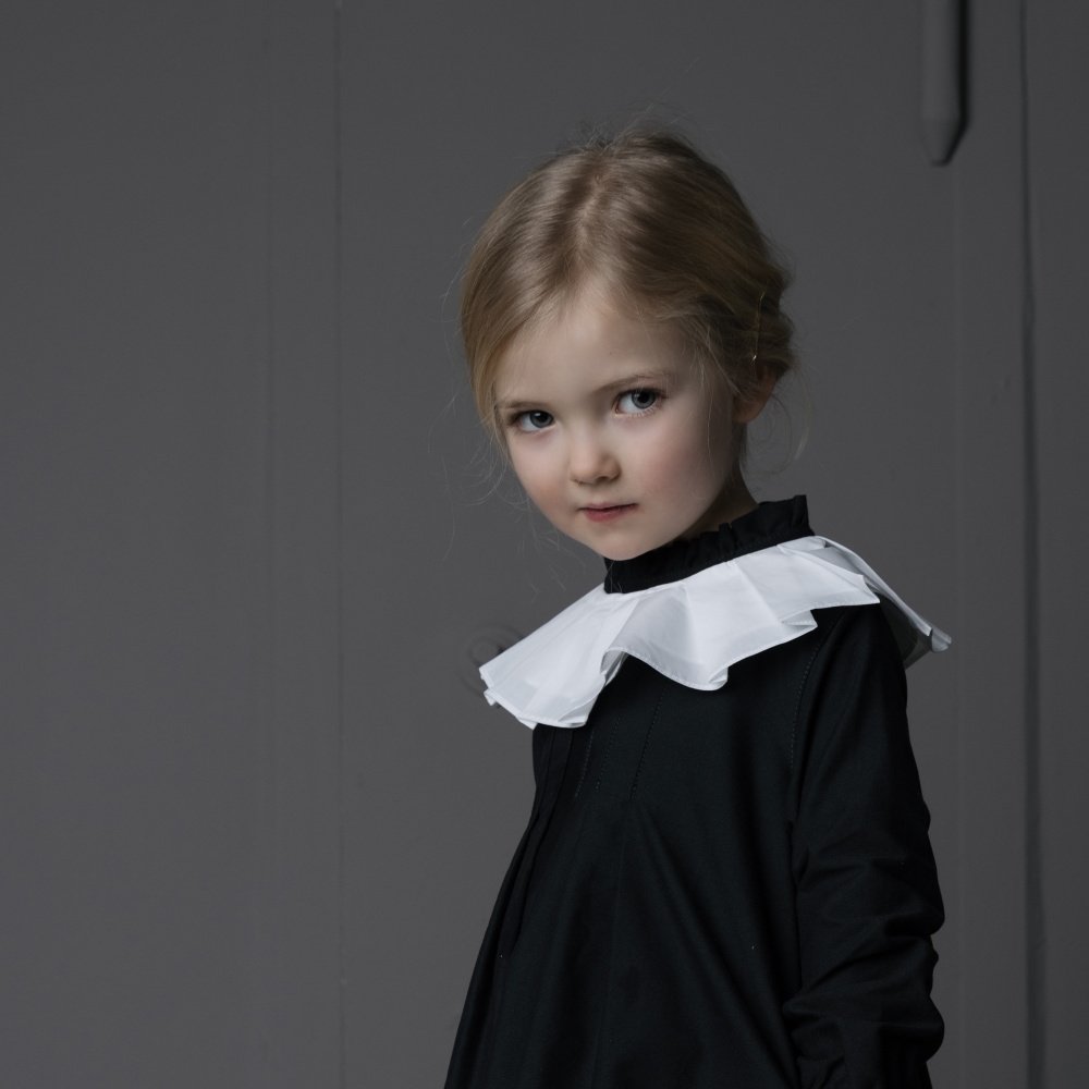【30%OFF!】Pleated Collar White img1