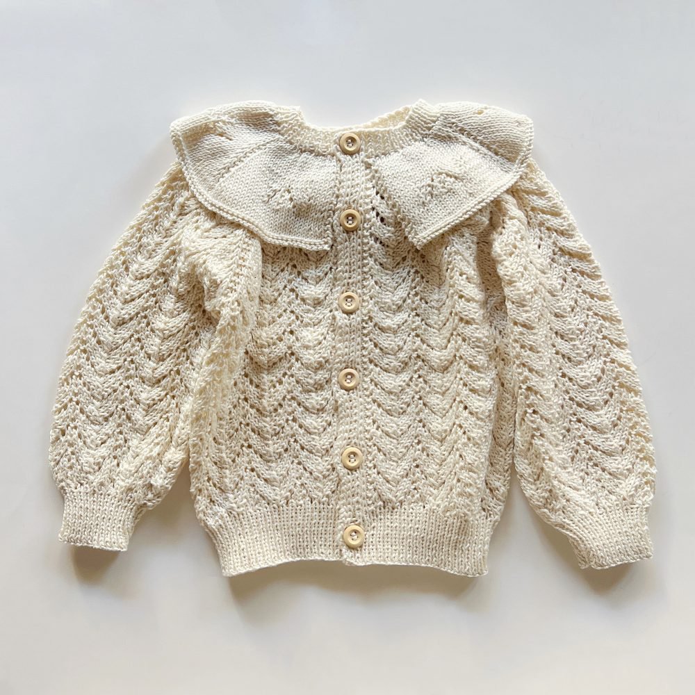 20%OFF!】Esme Cardigan Natural - cuccu-こども服と雑貨のセレクト