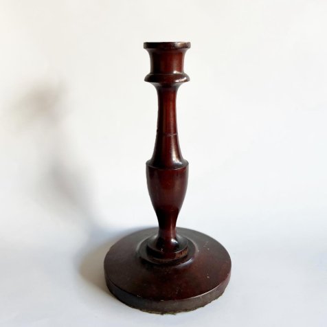 No.006 Vintage Wooden Candle Holder Tall 燭台