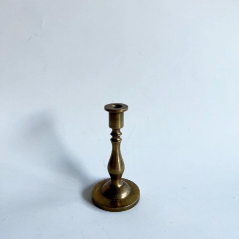 No.020 Vintage Solid Brass Candlestick Holder Mini 燭台