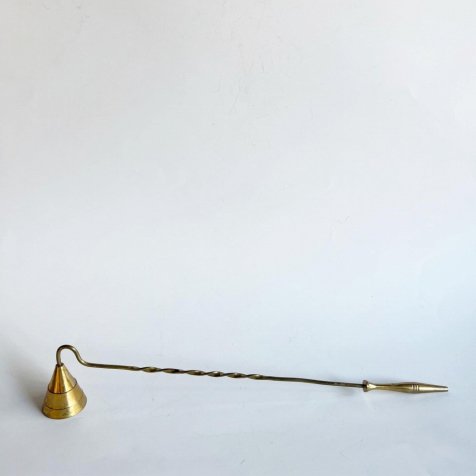 No.037 Vintage Candle Snuffer Brass ろうそく消し
