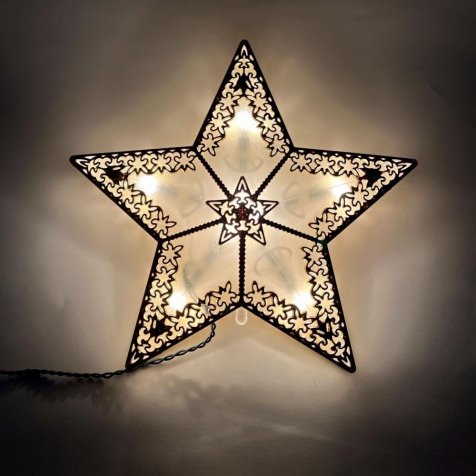 No.058 Vintage Tree Light Star Topper ツリートッパーライト