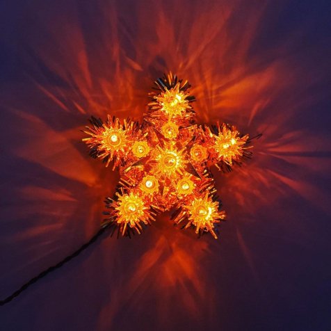 No.059 Vintage Amber Colored 11 Light Tree Topper ツリートッパーライト