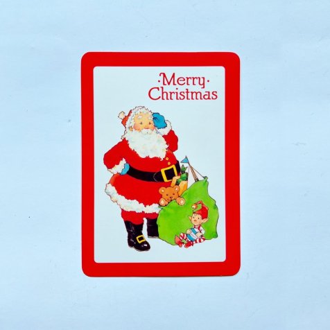 No.060 Vintage Merry Christmas Cards クリスマスカード お一人さま1枚