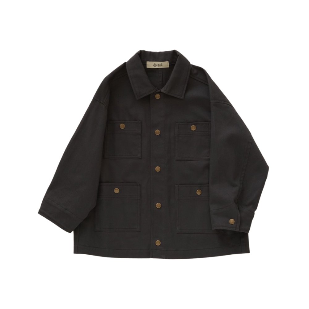 40%OFF!Cotton Twill Jacket charcoal img