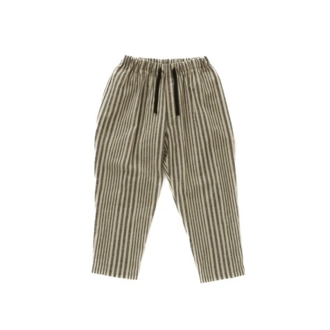 【1/26 正午販売開始】Pajama stripe pants black