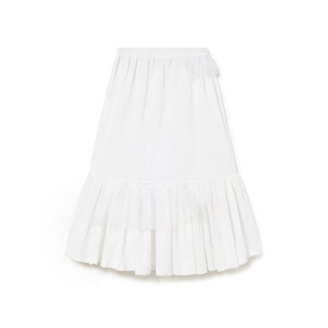 【MORE SALE！】Honolulu Long Skirt white