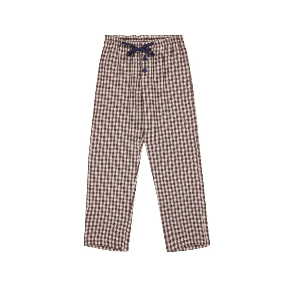 40%OFF!Ficus Trouser CHECK CHOCOLATE img