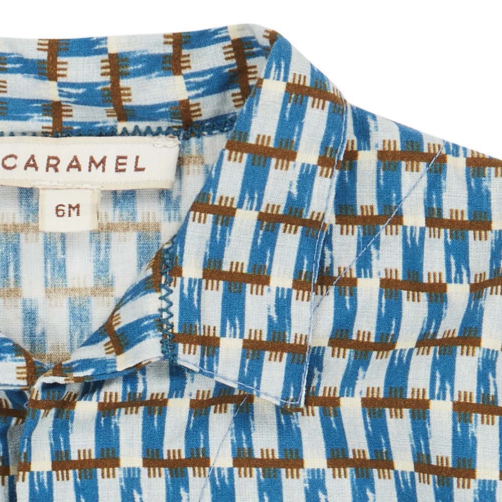 CARAMEL BLUE GEO PRINT ワンピ 8Y スカーフセット | www.jarussi.com.br