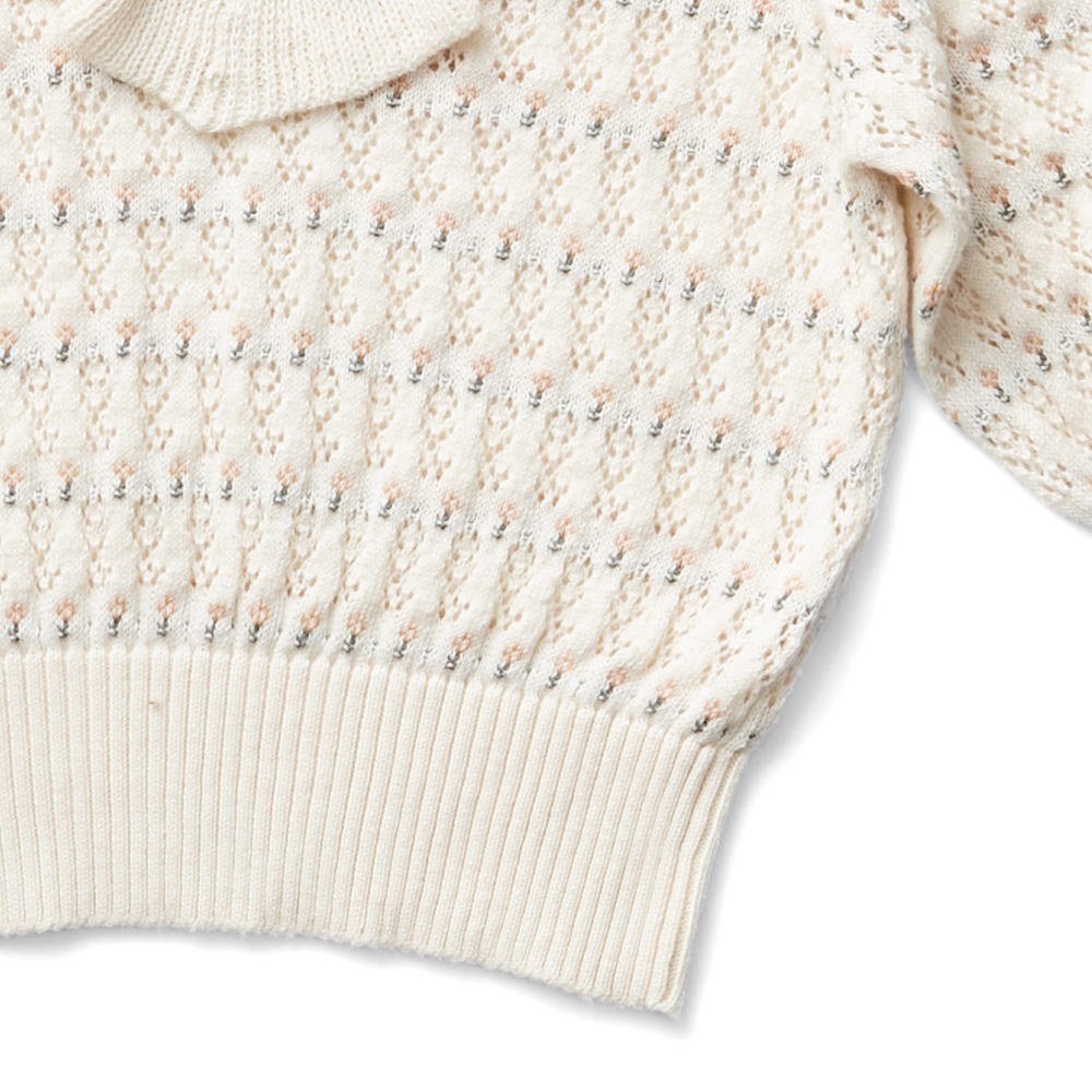 40%OFF!】Nancy Knit Top - Natural - cuccu-こども服と雑貨のセレクト