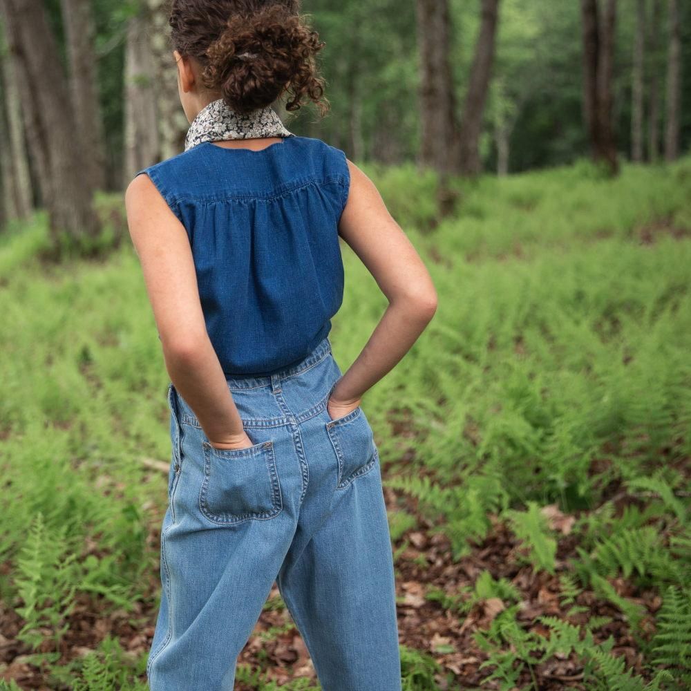 Soor Ploom ǥ˥֥饦 / Clova Blouse - Indigo img5