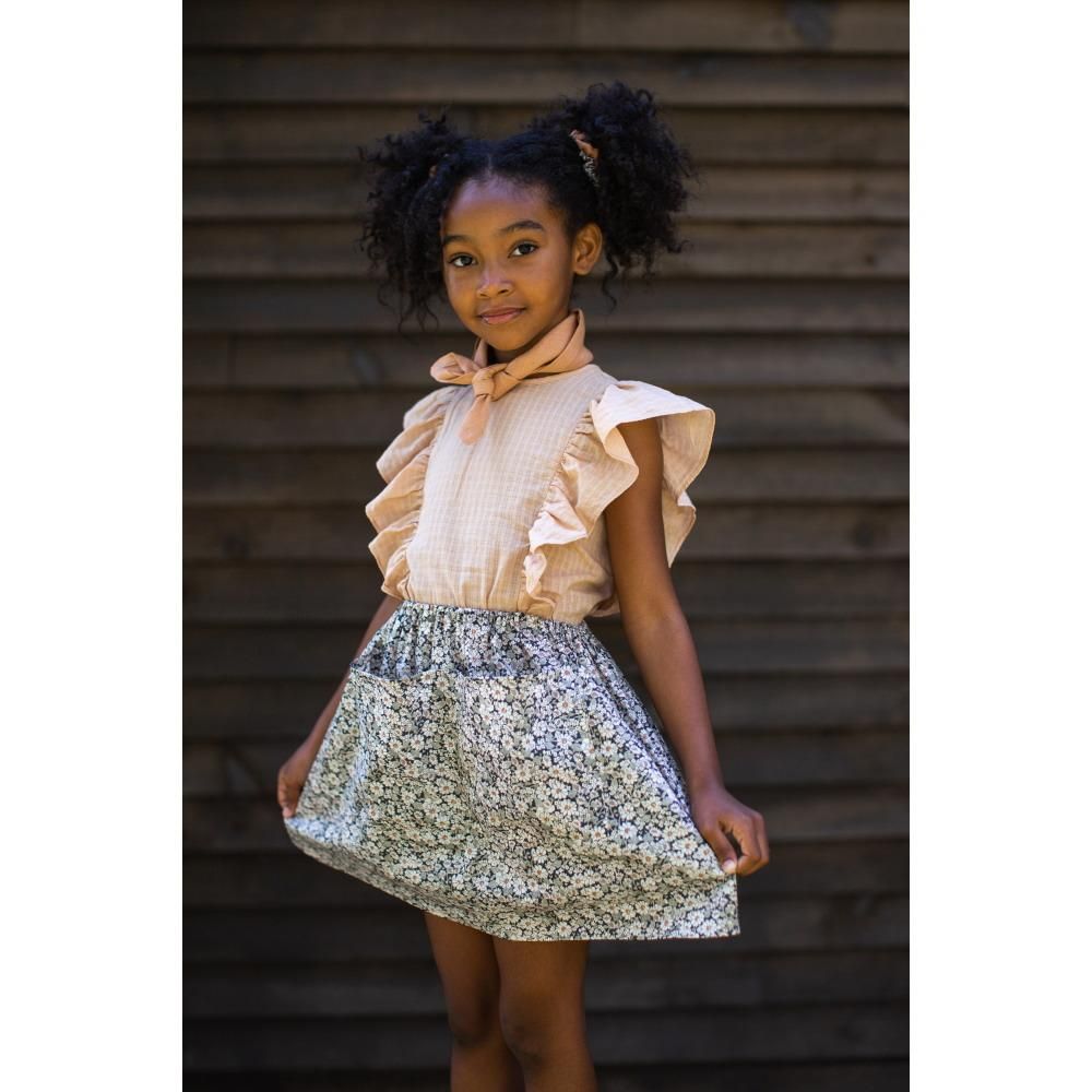 soor ploom Emelia Skirt Daisy Print