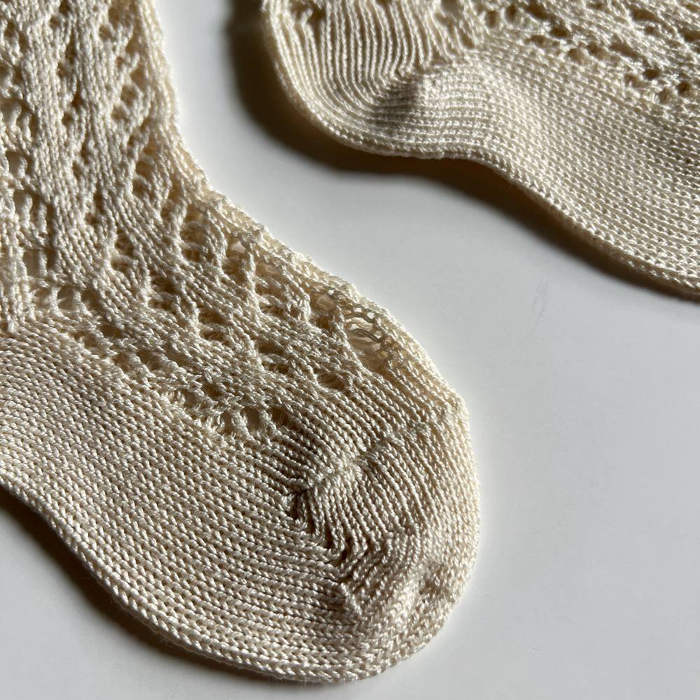 【期間限定20%OFF!】Cotton openwork High Socks 304 img3