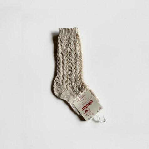 【期間限定20%OFF!】Cotton openwork High Socks 304