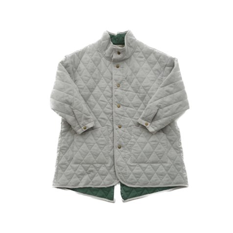 【30%OFF!】Cotton lawn Quilt Coat light gray