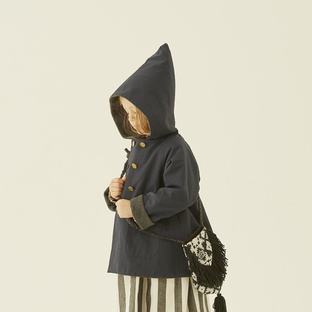 eLfinFolk こびとコート / elf coat blue gray