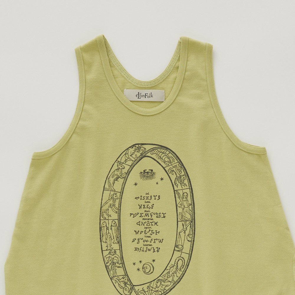12 star signs Tank top lime yellow img1