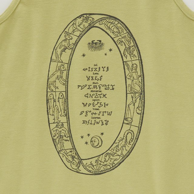 12 star signs Tank top lime yellow img3