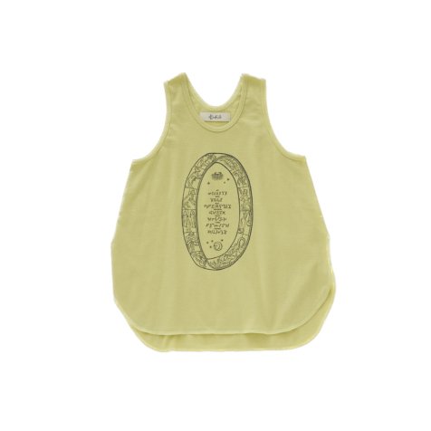 12 star signs Tank top lime yellow