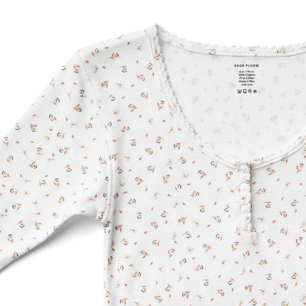 Soor Ploom キッズ七分シャツ / Essentials, Field Tee - Fleur