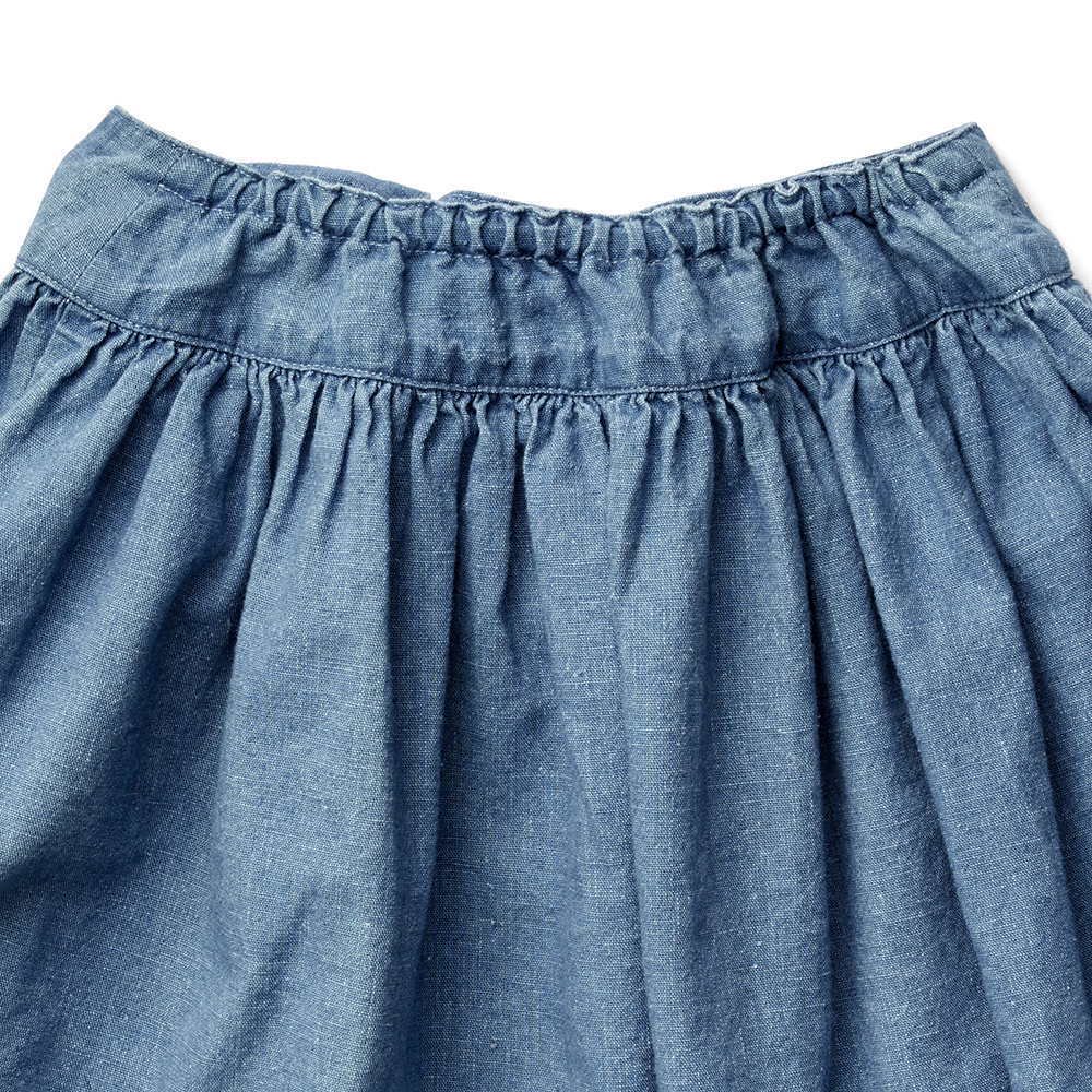 4/2 23䳫ϡLupe Skirt - Chambray img4