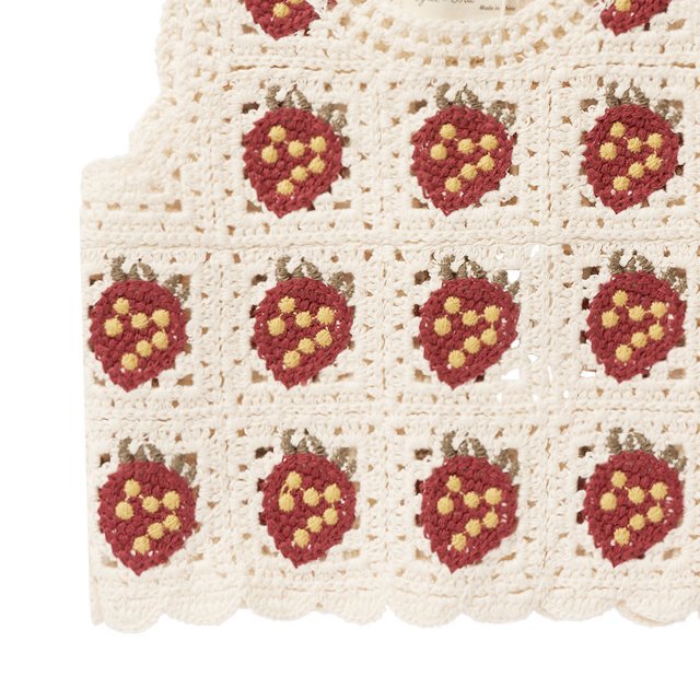 Crochet Tank Set Strawberry img3