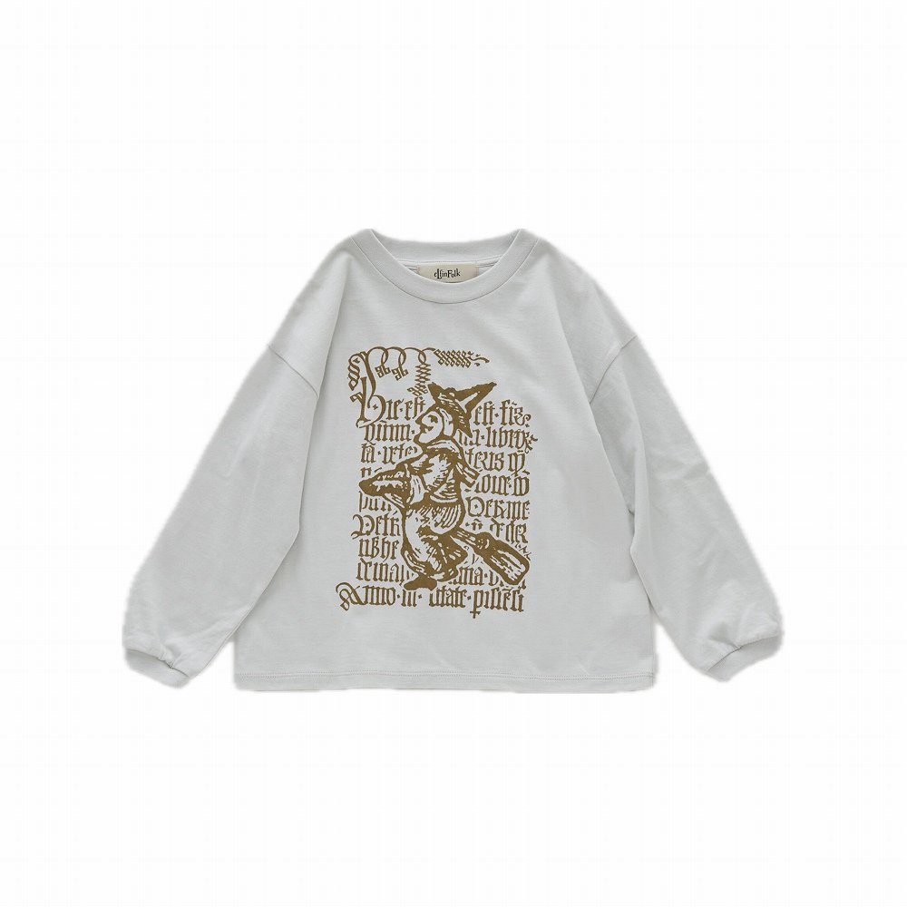 Little Witch L/S Tee ash white img