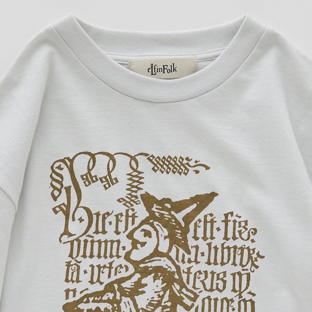 Little Witch L/S Tee ash white img2