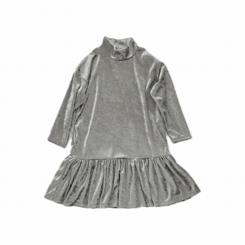 Clash Velour Dress sliver img