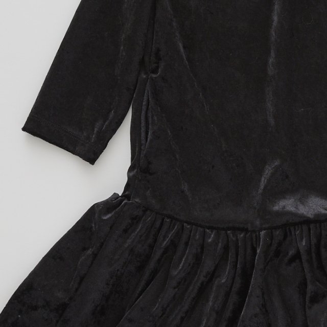 Clash Velour Dress black img3