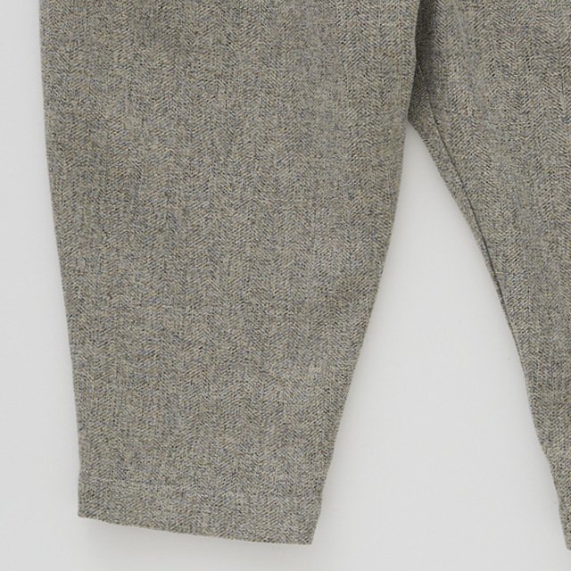 Herringbone Tweed Sarrouel Pants light gray img2