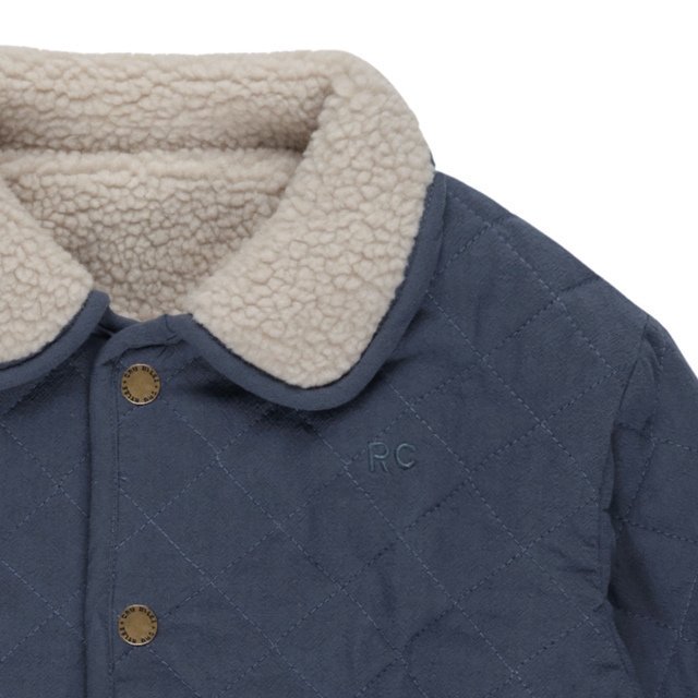 ƥ󥰥㥱å Quilted Winter Coat Indigo img2