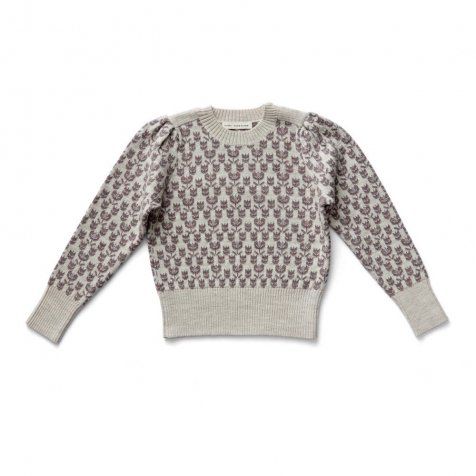 秋物 新入荷!】[ソーアプルーム/SOOR PLOOM]104cm セーター/ニット ベージュ agnes sweater  pullover【中古】子供服