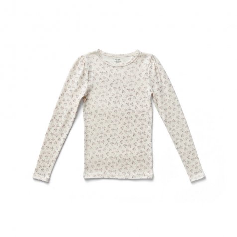 10/16 23䳫ϡLong Sleeve Pouf Tee - Berry Stitch Print, Sugar Plum