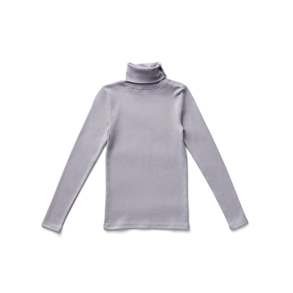 10/16 23䳫ϡLong Sleeve Snap Turtleneck - Haze img