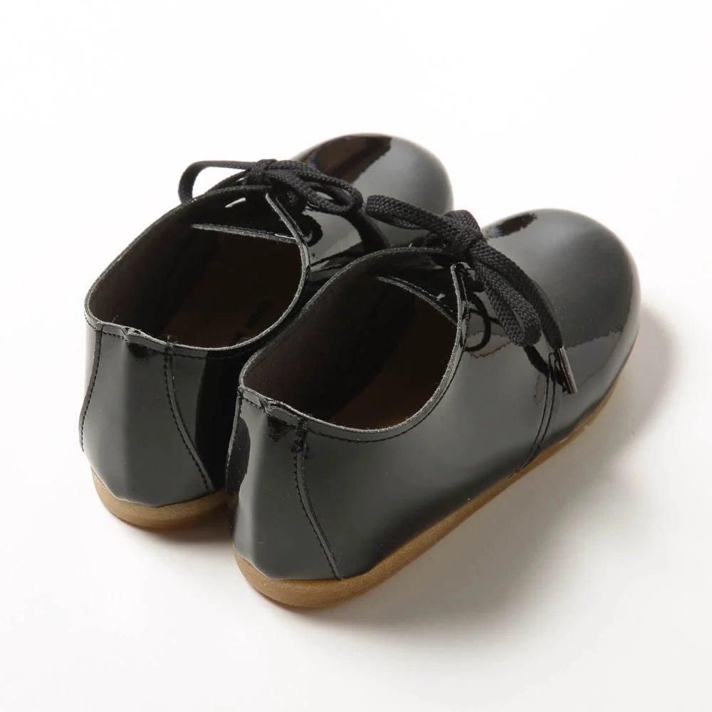 PEEP ZOOM キッズオケージョンシューズ / Kutack Shoes Enamel Black