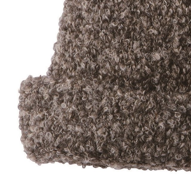 B101 Tubular Bob Cap Boucle Espresso img2