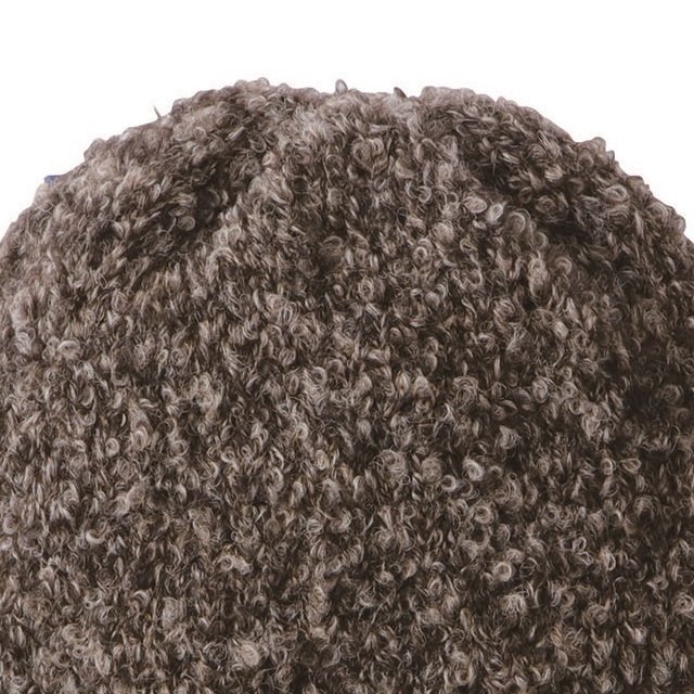 B101 Tubular Bob Cap Boucle Espresso img3