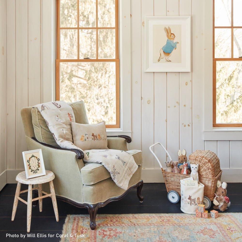 【Coral&Tusk】クッションカバー　spring babies 30×40 Coral&Tusk 30cm x 40cm クッションカバー / Spring Babies Pillow