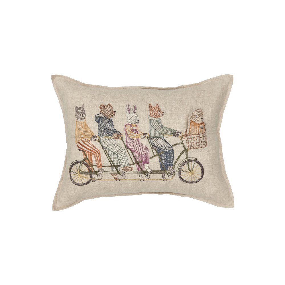 30cm x 40cm Tandem Bike Pocket Pillow å󥫥С img1