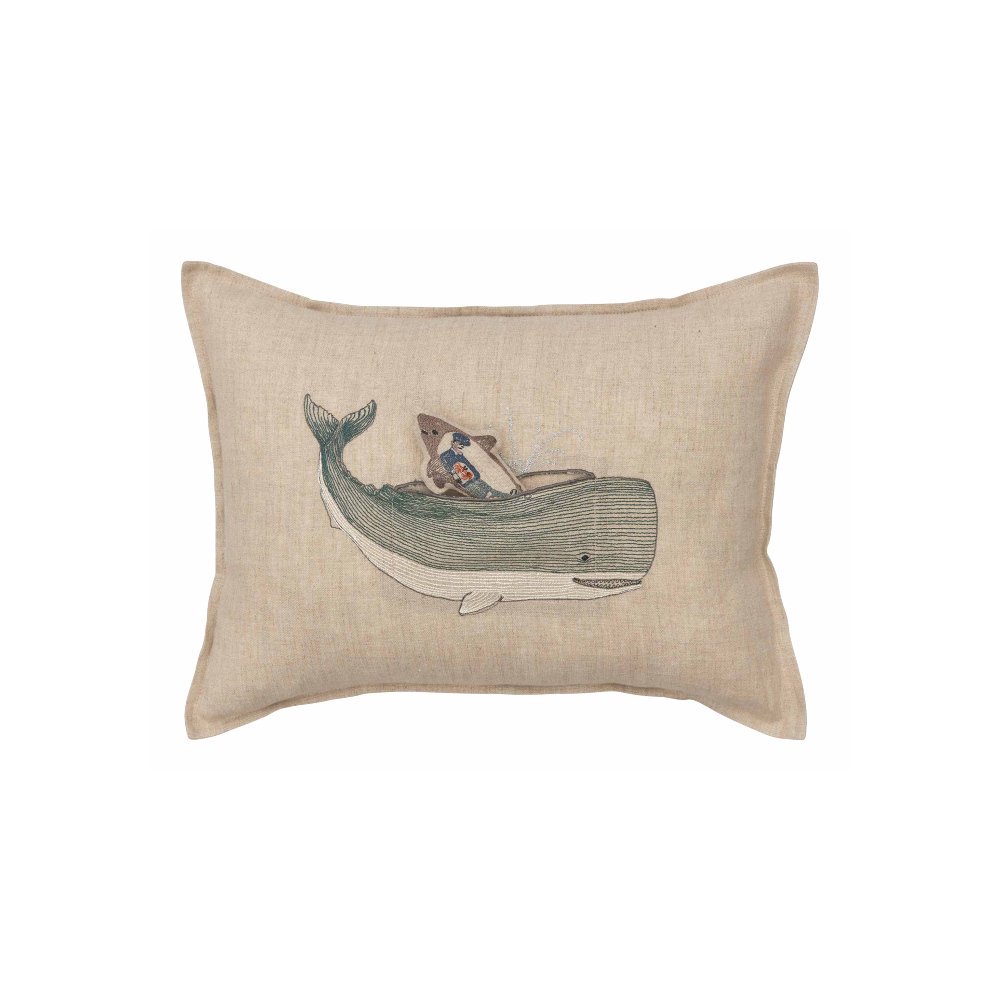 30cm x 40cm Very Hungry Whale Pocket Pillow å󥫥С img1